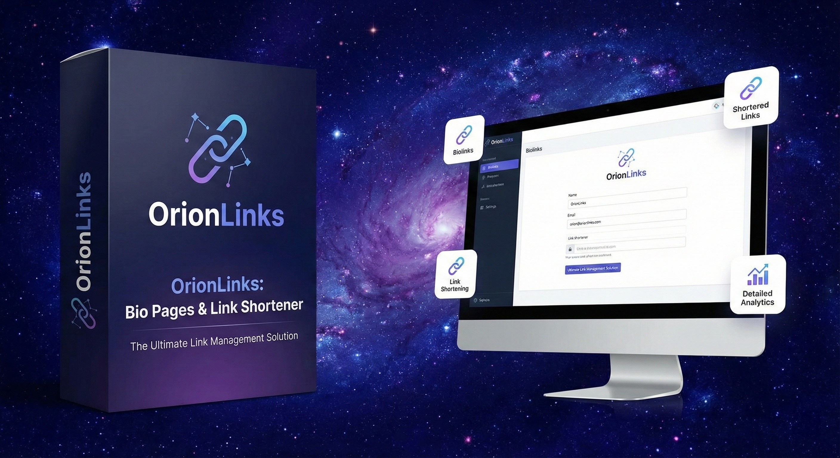 OrionLinks - Bio Pages & Link Shortener
